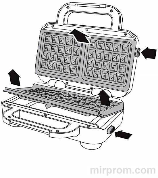 Электровафельница Breville VST072X Инструкция