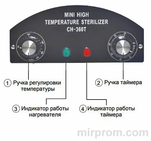 Стерилизатор Сухожар CH-360T Инструкция
