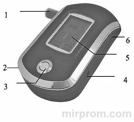 Алкотестер Дельта АТ-300 Инструкция