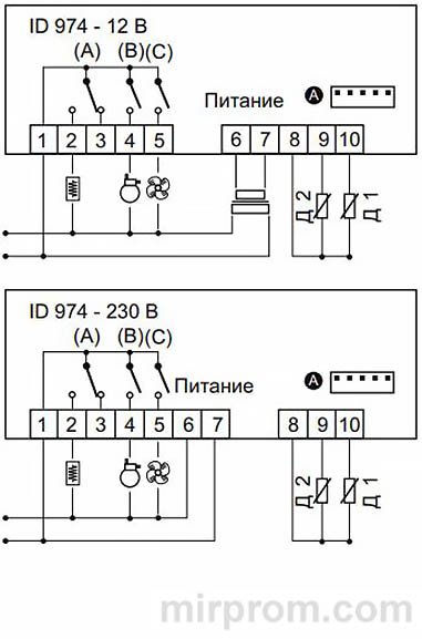 Инструкция Контроллер ELIWELL ID 974