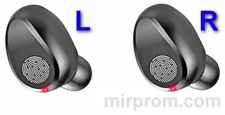 Описание значений индикатора наушников BTH-F9-5 TWS