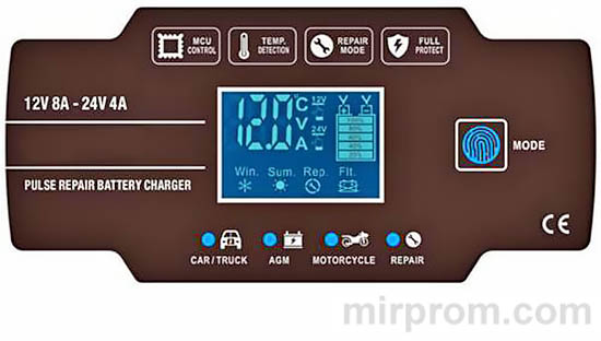 Режимы работы зарядного устройства FBC 122408D инструкция на русском