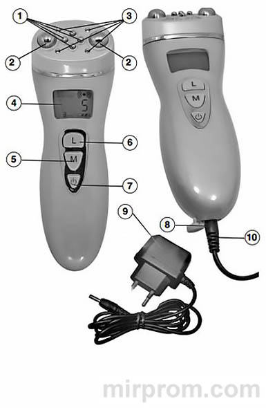 GEZATONE m1601 RF Lifting массажер для лица - Инструкция
