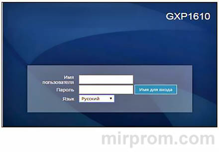 Инструкция Телефонный аппарат Grandstream GXP1615 GXP1620 GXP1625 GXP1628 GXP1630