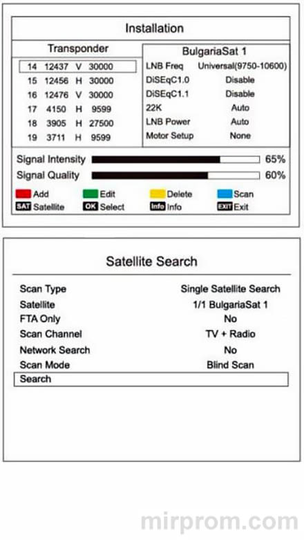 Инструкция Цифровой спутниковый искатель GTMedia V8 Finder