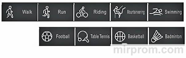 HeartRate V6 Smart Watch Sport modes