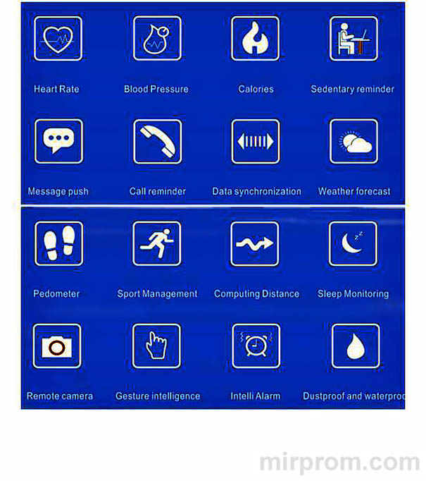 HeartRate V6 Smart Watch Main function