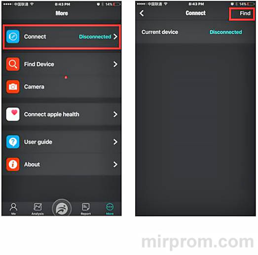 HeartRate V6 Bluetooth connectivity