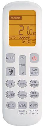 Пульт ДУ сплит-системы HIGH LIFE ACHL Инструкция