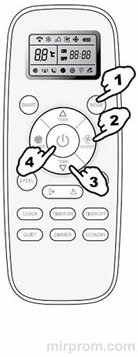 Инструкция пульта ДУ DG11L1 кондиционера Hisense