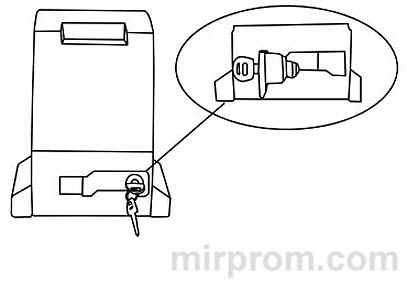 Привод откатых ворот HOME GATE NI600Z Инструкция