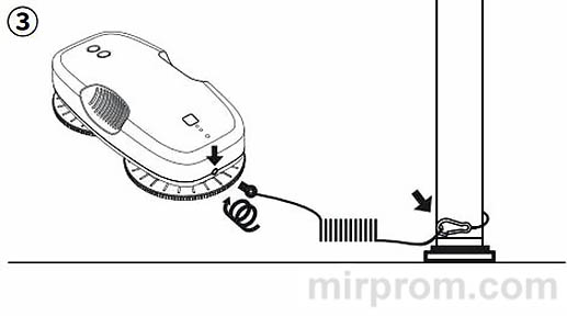Робот - мойщик окон Hutt DDC55 Инструкция