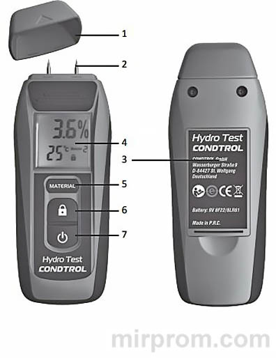 Влагомер Hydro Test Инструкция