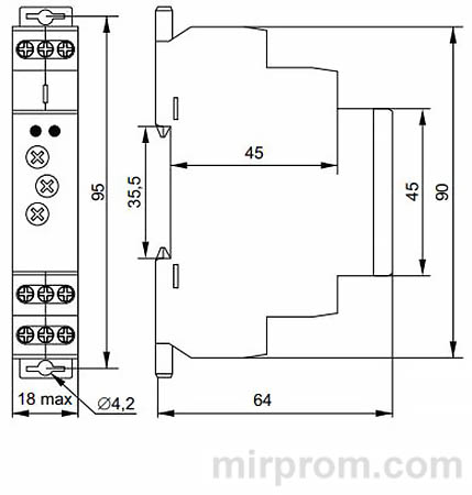 IEK ORT-AC230V Реле времени Инструкция