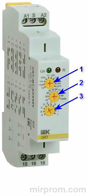 IEK ORT-AC230V Реле времени Инструкция