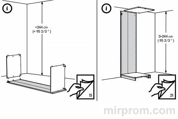 Инструкция по сборке шкафа ПАКС ИКЕА