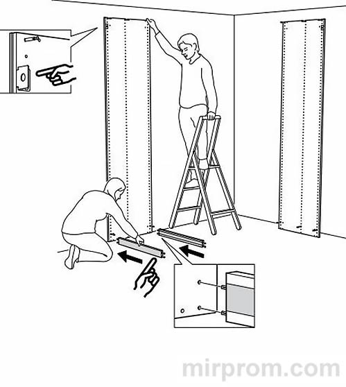 Инструкция по сборке шкафа ПАКС ИКЕА
