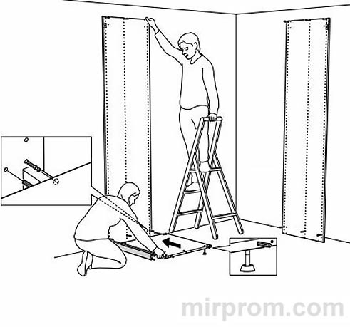 Инструкция по сборке шкафа ПАКС ИКЕА