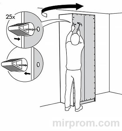 Инструкция по сборке шкафа ПАКС ИКЕА