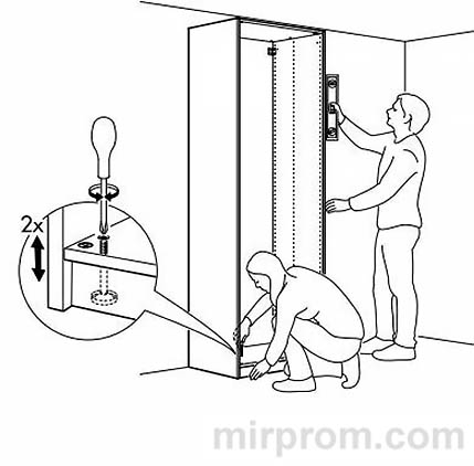 Инструкция по сборке шкафа ПАКС ИКЕА