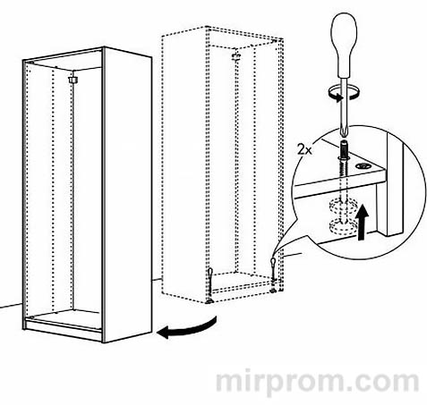 Инструкция по сборке шкафа ПАКС ИКЕА