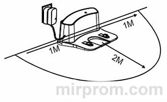 Инструкция Ilife V50 Расположите зарядную док-станцию у стены