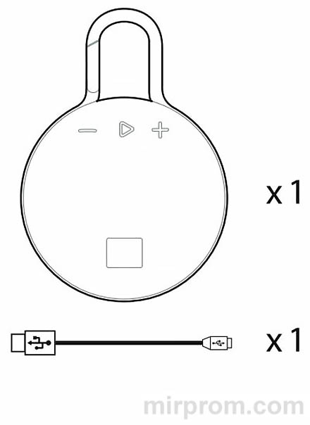 Мини колонка JBL Clip 3 Инструкция