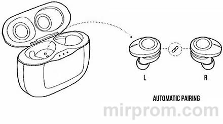 Автоматическое сопряжение наушников JBL TUNE 120 TWS Инструкция