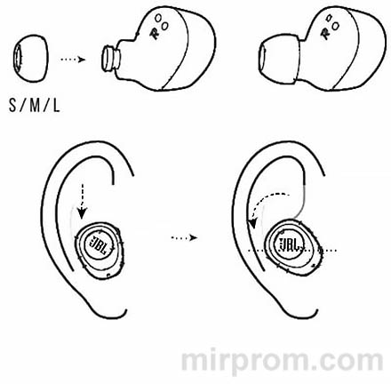 JBL WAVE 100 TWS Инструкция