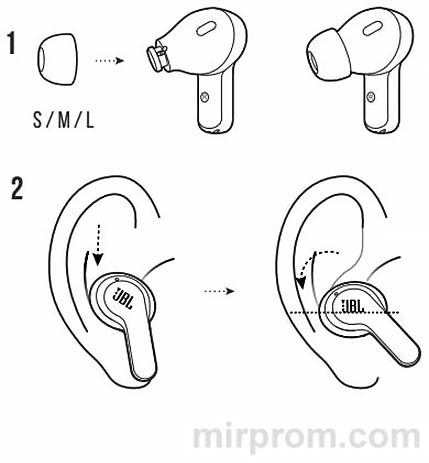 TWS-наушники JBL WAVE 200TWS Инструкция