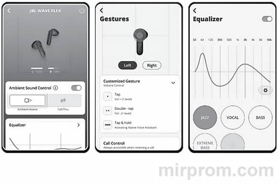 TWS-наушники JBL WAVE FLEX Инструкция