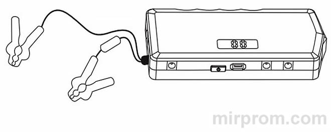 Запуск двигателя автомобиля Jump Starter