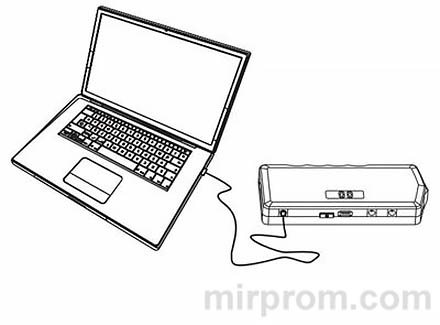 Зарядка ноутбуков с помощью Jump Starter