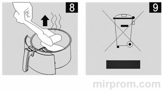 Аэрогриль KaringBee JD689 Инструкция