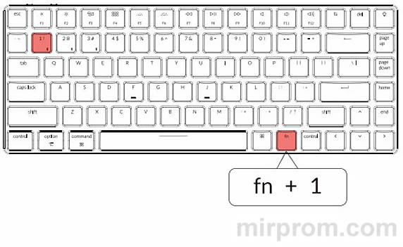 Игровая клавиатура Keychron K3 Инструкция