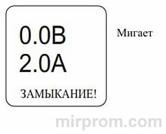 Зарядное устройство КУЛОН 707d, КУЛОН 717d обнаружено короткое замыкание