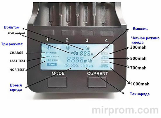 LIITOKALA LII-500 зарядное устройство инструкция по эксплуатации