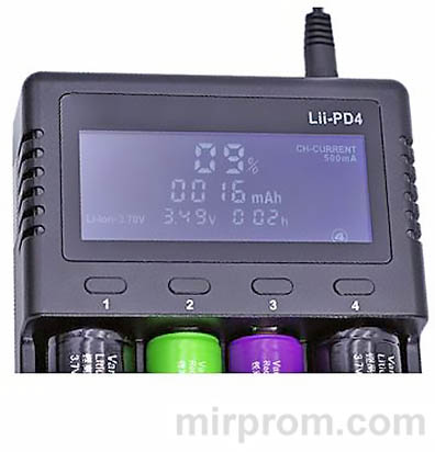 LiitoKala Lii-PD4 зарядное устройство инструкция