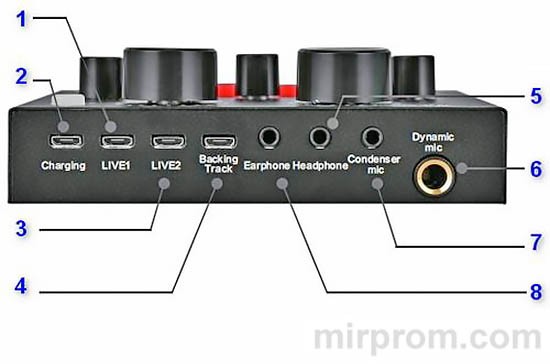 Внешняя звуковая карта Live Sound Card V8 Инструкция