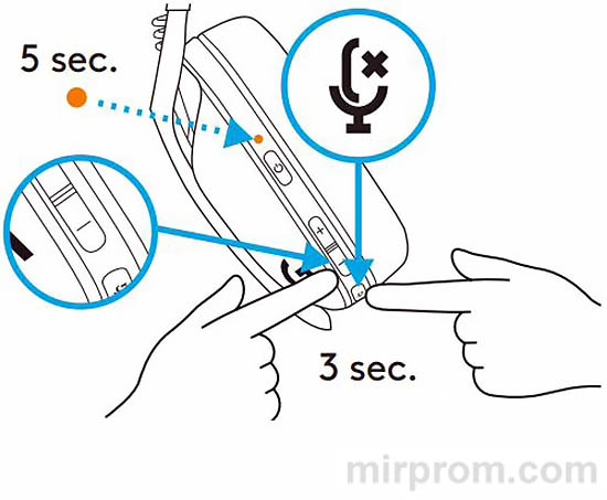 Наушники Logitech G435 Инструкция