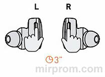 Наушники NEW M10 TWS Bluetooth Earphone Ручное включение