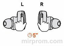 Наушники NEW M10 TWS Bluetooth Earphone Ручное включение