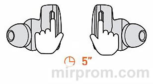 Наушники M10 TWS Bluetooth Earphone Сброс до заводских настроек