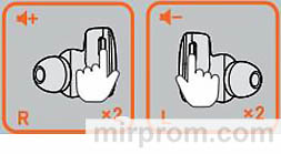 Наушники M10 TWS Bluetooth Earphone Увеличение / Уменьшение громкости