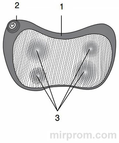 Массажная подушка Инструкция