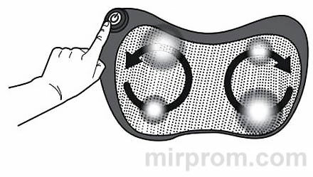 Массажная подушка Инструкция
