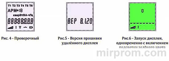 Включение дисплея CIU8.В-2-1 пульт инструкция