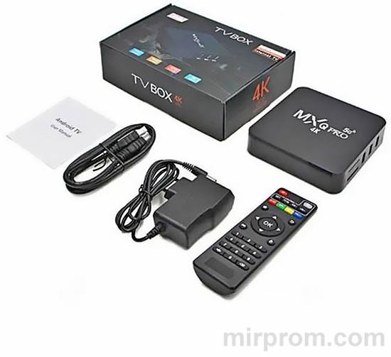 ТВ смарт приставка MXQ Pro 4K Инструкция