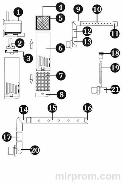 Фильтр для аквариума NARIBO Инструкция