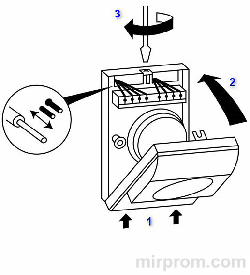 Настенный термостат NTL-001D Инструкция